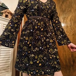 ON HOLD FOR CUSTOMER Navy floral dress